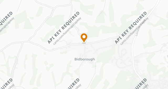 Map showing Kentish Hare