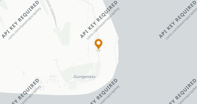 Map showing Dungeness Snack Shack