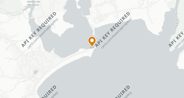 Map showing La Pointe du Cap Coz