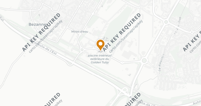 Map showing Bouche B