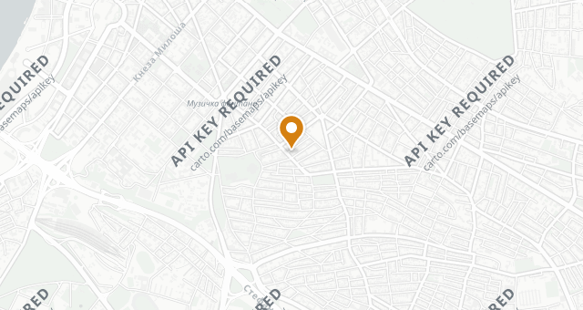 Map showing BISTRO TRANDAFILOVIĆ