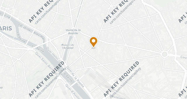 Map showing Passerina