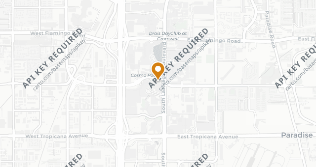Map showing Mastro's Ocean Club