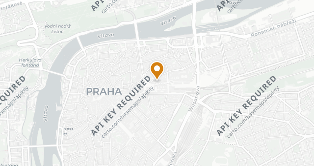 Map showing La Gare
