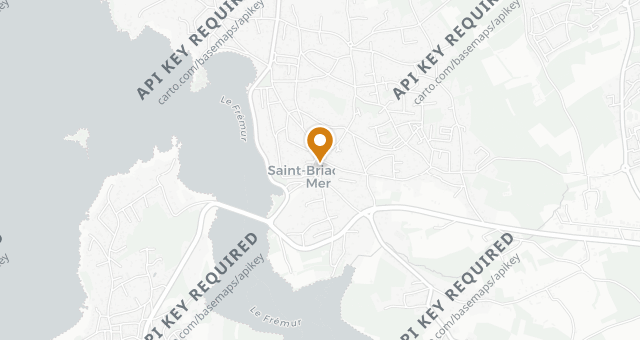 Map showing Chez Gastille
