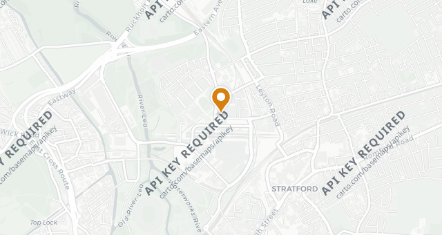 Map showing STK London - Stratford
