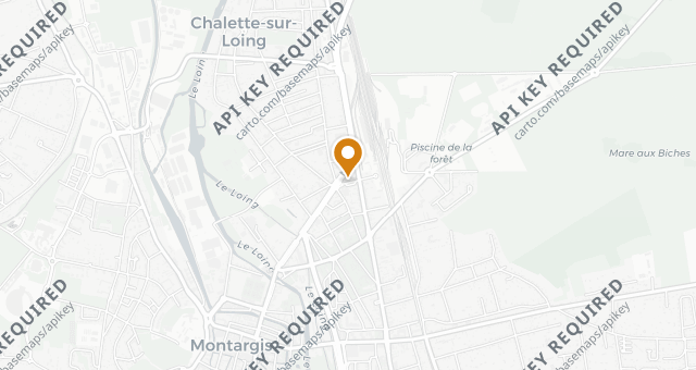 Map showing La Gloire