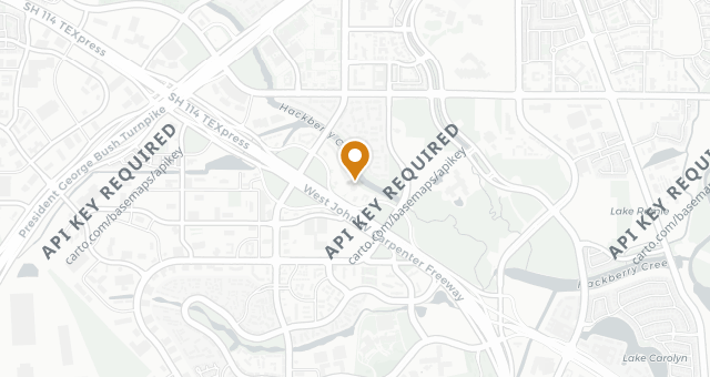 Map showing The Ranch at Las Colinas