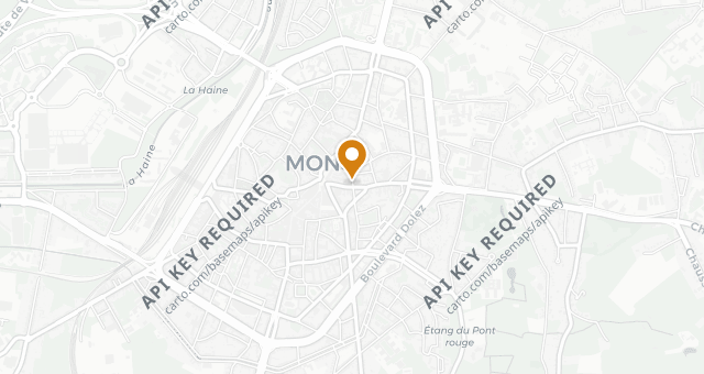 Map showing La Table du Boucher