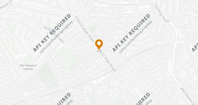 Map showing La Diva