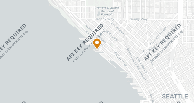 Map showing Six Seven Restaurant & Lounge