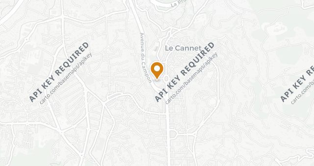 Map showing La Villa Archange