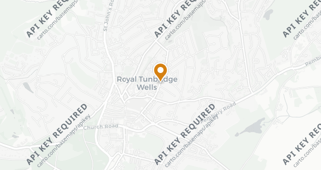 Map showing The Bakery TW