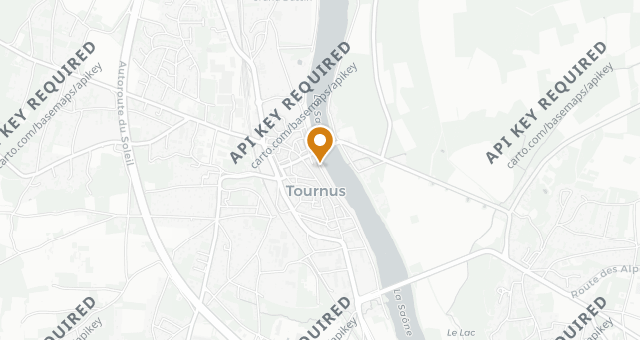 Map showing Le Quai