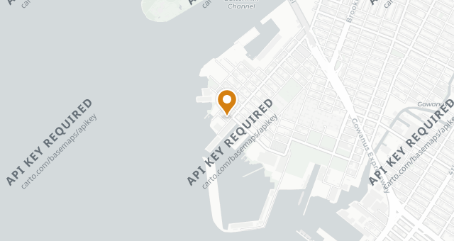 Map showing Hometown Bar B Que New York