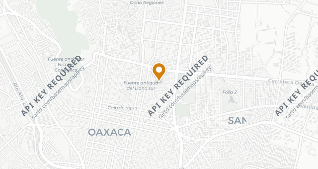 Map showing Asador Bacanora Oaxaca