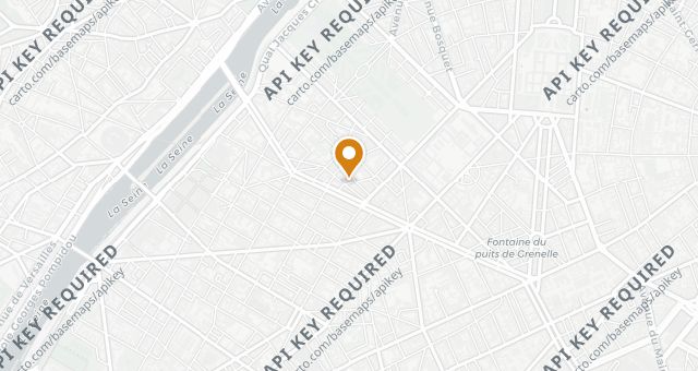 Map showing La Borie