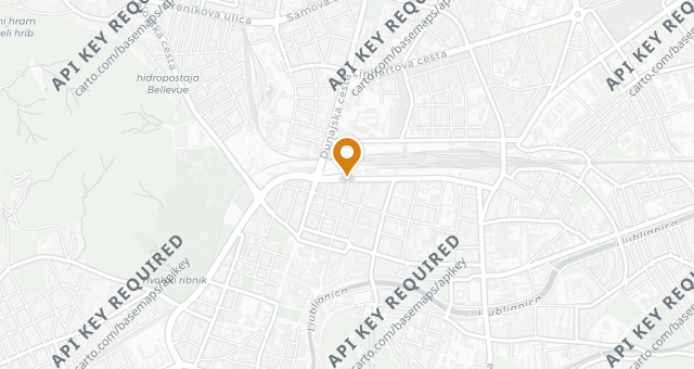 Map showing JB Restavracija