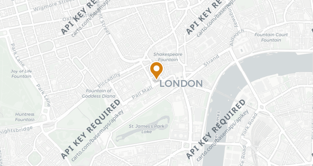 Map showing Wild Honey