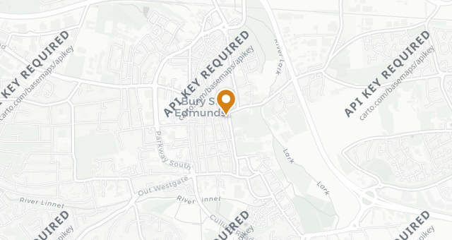Map showing No 5 Angel Hill