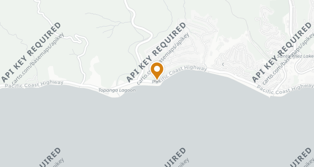 Map showing Mastro's Ocean Club