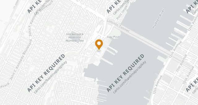 Map showing Drift Restaurant & Bar