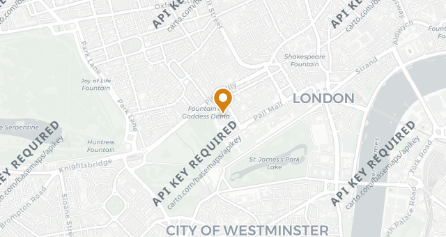 Map showing The Game Bird