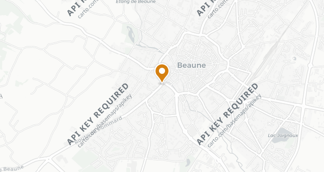 Map showing La Dilettante