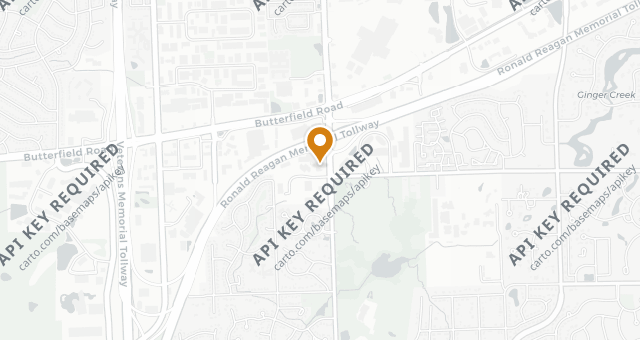 Map showing Parkers' Restaurant & Bar
