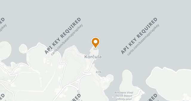 Map showing Konoba Adio Mare