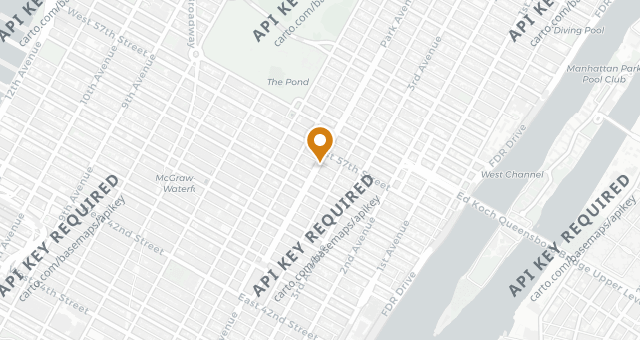 Map showing Four Twenty Five Restaurant