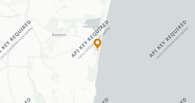 Map showing Britannia at the Beach