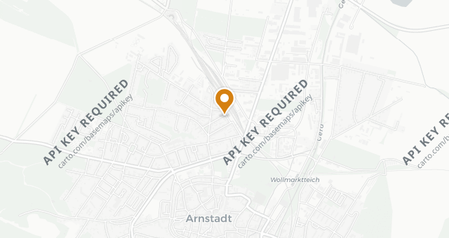Map showing Hotel Krone