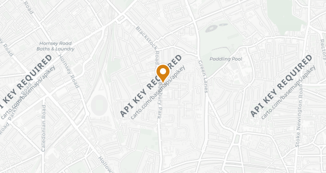 Map showing Farang London