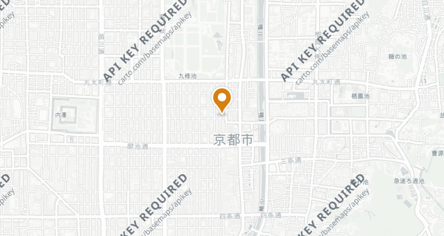 Map showing Nijo Aritsune
