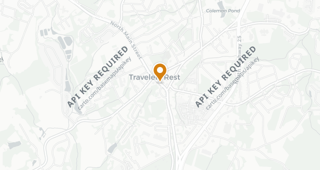 Map showing Topsoil Restaurant