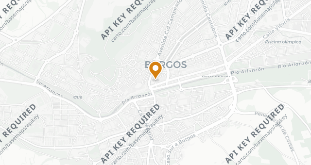 Map showing Cobo Tradición