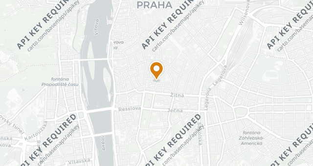 Map showing Restaurace Sladovna Praha Vodičkova