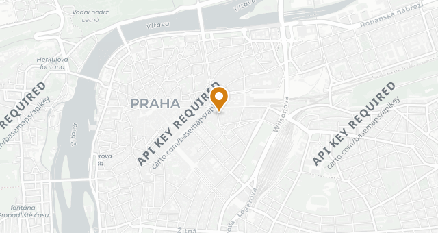 Map showing SenSa Restaurant