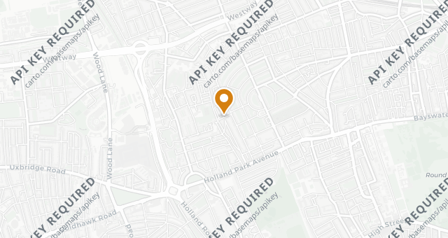 Map showing Julie's