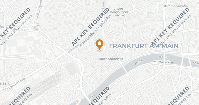 Map showing Le Petit Royal Frankfurt