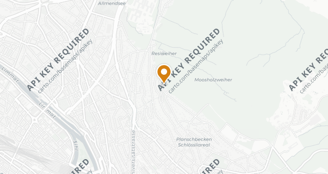 Map showing Rigiblick Comfort Fine Dining