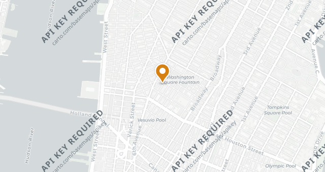 Map showing Minetta Tavern