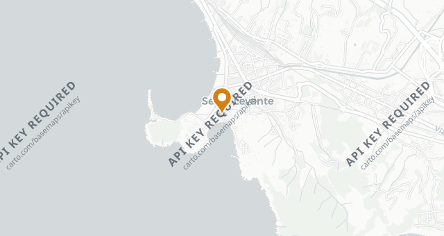 Map showing Baia del Silenzio