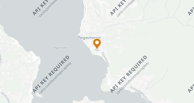 Map showing Bräustüberl Tegernsee