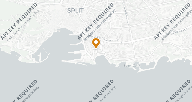 Map showing Konoba Matoni
