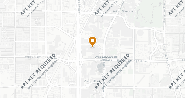 Map showing Joe's Seafood, Prime Steak & Stone Crab