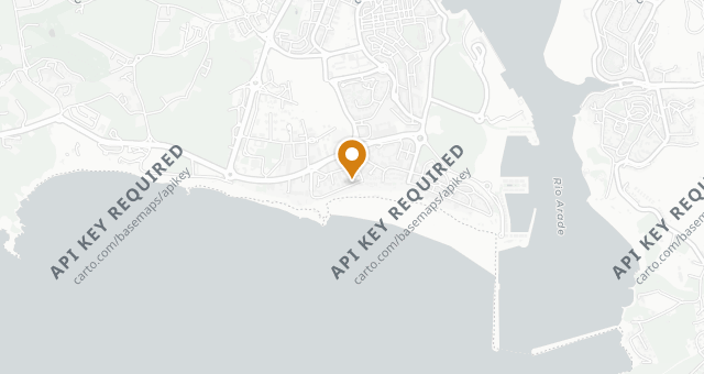 Map showing Restaurante F