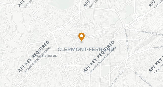 Map showing Jean-Claude Leclerc
