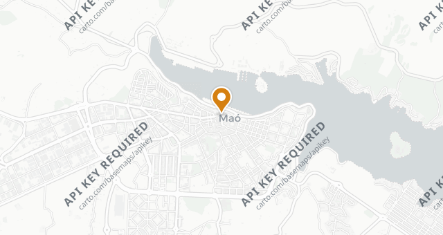 Map showing El Romero